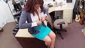 Huge Titted Milf Pawns Her Pussy For Her Husbands Bail