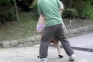 I got skirt sharked in the park while walking in the park