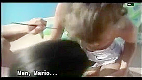 Ibiza poolside orgy with Helen Duval