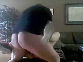 I'm a dirty girl Slutty Redhead girlfriend tied up, face fucked and DP'd