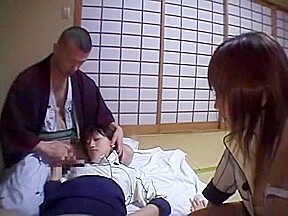 Incredible Japanese chick Rina Takakura, Mao Tachibana in Crazy Doggystyle, Threesome JAV clip