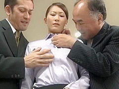 Incredible Japanese girl Aoki Misora in Best Threesome, Small Tits JAV movie