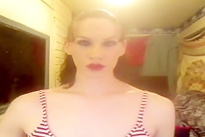 Incredible amateur shemale clip with Solo, Amateur scenes