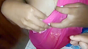 Indian Desi Aunty Big Tits And Black Nippels And Our Husband Doggy Style Sex