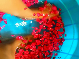 Indian mistress feet washing HD