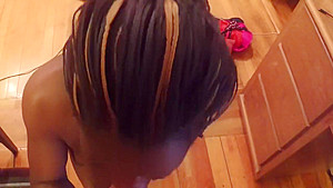 Interracial POV Blowjob Huge Facial