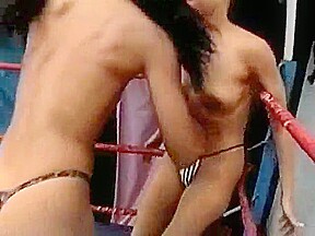 Interracial Ring Wrestling