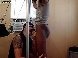 Ir Amateur Gaydaddy Gets Fucked In Sling After Cocksucking