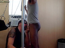 Ir Amateur Gaydaddy Gets Fucked In Sling After Cocksucking