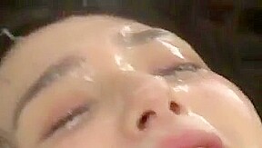 JAV UNSENCORED Bukkake and cumkissing