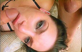 JV Wet Sloppy Blowbang Cumshot