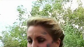 Janine Lindemulder washes her perfect body