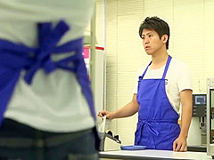 Japanese Clerk And A Customer - Asian Sex