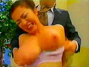 Japanese Reporter with Large Meatballs acquires Titty slapped
