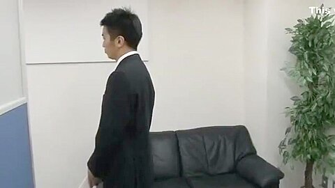 Japanese Suit Office Step dad Bear Boss Fucking Sex