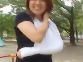 Japanese mature outdoor