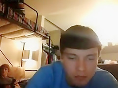 Jerking Off In Dorm With Roommate Watching