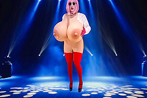Juggsy Female Masker Z Cup Stripper #2