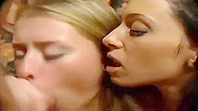 Juicy breasty Krystal De Boor gives a classy blowjob