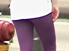 Just a common amateur girl with absolutely candid ass 03r