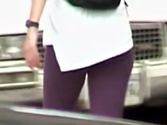 Just a common amateur girl with absolutely candid ass 03r