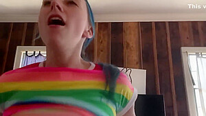Kawaii Creampie Slut - Rainbow Alt Girl - Rides Cock