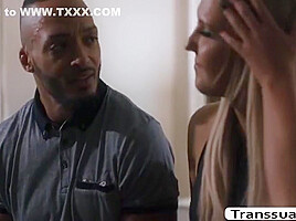 Kayleigh Coxx - Busty Shemale Escort Gets Her Ass Banged By Black Customer