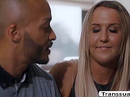 Kayleigh Coxx - Busty Shemale Escort Gets Her Ass Banged By Black Customer