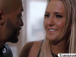 Kayleigh Coxx - Busty Shemale Escort Gets Her Ass Banged By Black Customer