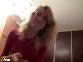 Kerry in Real Hardcore Video With Blonde On Sofa - WTFPass