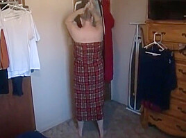 Kim Bates strips and toys hairy pussy  Can you help?
