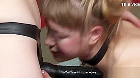 Kinky Lesbian Strapon Sex