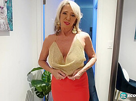Lacey West - A 69-year-old Cougar Plays With Her Toys