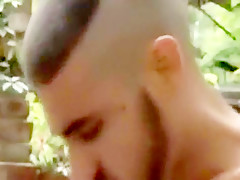 Lad with a sneaker foot fetish gets fucked by a Rough Arab with a big dick
