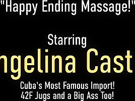 Latina Angelina Castro does Big Dick Masseuse King Noire