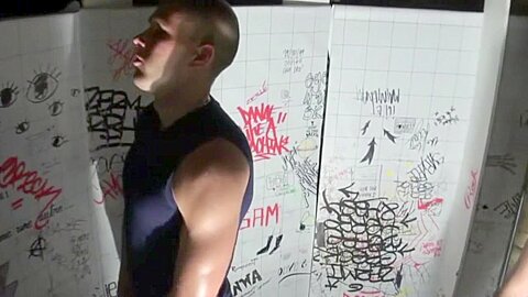 Latino fucked by the pornstar Jordan Fox in toilet - CrunchBoy
