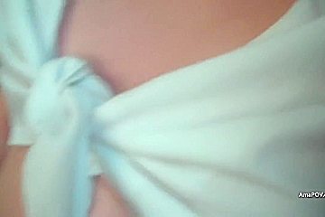 Lauren Cox In College Uniform Outfit Sucks And Jerks Me Off Resulting In A Facial Cumshot