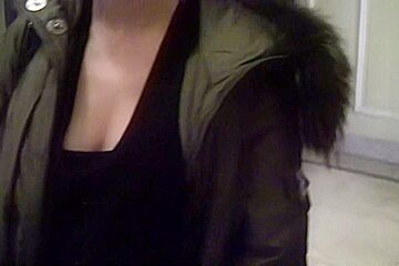 Leah in public toilet fuck scene with a slutty lassie