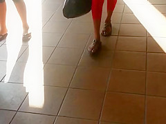 Leggins Rojo Rica Por Adelante Rica Por Atras