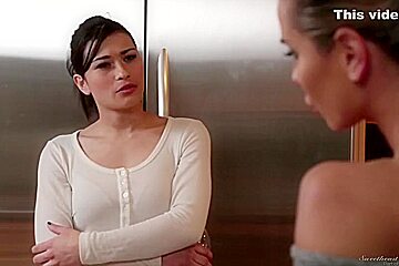 Lesbian Babysitter And Hot Fitness Step mom