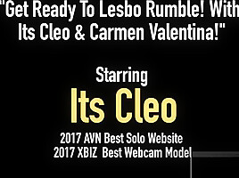 Lesbian Wrestling Showdown With Carmen Valentina & Its Cleo!
