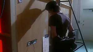 Lexi Belle receives a fuck from a glory hole