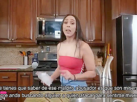 Lilly Hall in Subtitled in Spanish my stepmom teaches me how to fuck Lilly