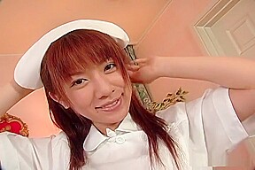Lovely Aki Yatou hot blowjob and cum all over her face!