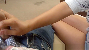Lovely blonde teen 18+ stepsis gives a deepthroat blowjob to bro