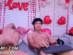 Loving Boyfriends Masturbating Affectionately