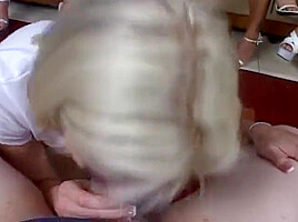Lucky Guy Got 1 Hour Blowjob Party With 14 Pornstars