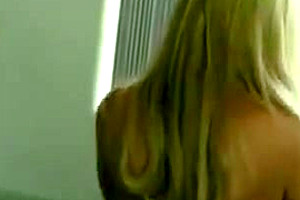 Lucky stud fucks gorgeous blonde shemale