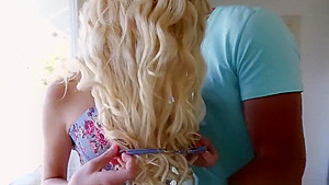 Luscious blonde naomi woods cumming on huge cock