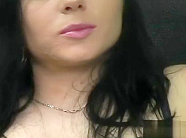 Luscious brunette sweet tight pussy stuffing with weird kitchen tools3